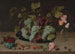 Stillleben mit Trauben, Blumen und Beeren in einer Wanli-Schale - Isaak Soreau — Ansicht des Kunstwerks