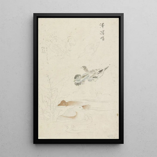 Ishikawa Kazan - Watervogels.webp