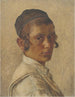 Portrait eines jungen orthodoxen Jungen - Isidor Kaufmann — Ansicht des Kunstwerks