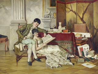 Isidor Kaufmann - The Flirtatious Tutor.webp