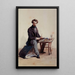 Portrait de l'artiste - Isidore Pils — gerahmtes Bild an der Wand