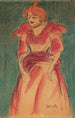Chanteuse de cabaret - Isidre Nonell — Ansicht des Kunstwerks