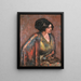 Flores - Isidre Nonell — gerahmtes Bild an der Wand