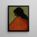 Profil einer Zigeunerin - Isidre Nonell — gerahmtes Bild an der Wand