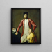 Alessandro Alberti mit einer Seite - Italienische Schule — gerahmtes Bild an der Wand