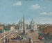 Rom, Blick auf die Piazza del Popolo - Italienische Schule — Ansicht des Kunstwerks