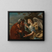 Der Prophet Jesaja - Italienische Schule — gerahmtes Bild an der Wand