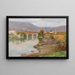 Fluss Istrie - Italico Brass — gerahmtes Bild an der Wand
