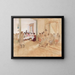Couturières - Italico Brass — gerahmtes Bild an der Wand