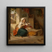 Italienisches Gemälde mit Wiegenlied - Johann Baptist Kirner — gerahmtes Bild an der Wand