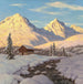 Sonnenaufgang im Schnee - Ivan Choults — Ansicht des Kunstwerks