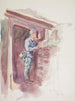 Soldat der Legion der ukrainischen Fusiliere Sich 1914-1920 in einem Graben - Ivan Ivanec — Ansicht des Kunstwerks
