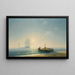 Fischer bei Sonnenaufgang in Neapel - Ivan Konstantinovich Aivazovsky — gerahmtes Bild an der Wand