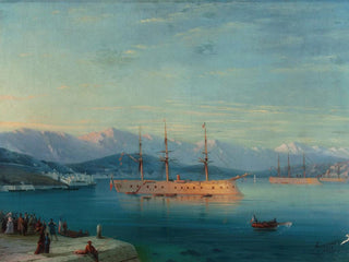 Ivan Konstantinovich Aivazovsky - French Ships Departing the Black Sea.webp