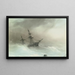 Schiff in einem stürmischen Meer - Ivan Konstantinovich Aivazovsky — gerahmtes Bild an der Wand