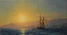 Sonnenuntergang am Meer - Ivan Konstantinovich Aivazovsky — Ansicht des Kunstwerks