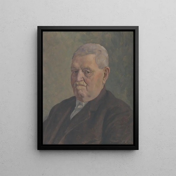 Portrait de J. Schmidt - Ivan Rabuzin — gerahmtes Bild an der Wand