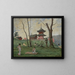 Japanisches Landschaftsgemälde - Ivo Puhonny — gerahmtes Bild an der Wand
