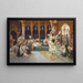 Eine Harem-Tänzerin - Jean-Gabriel Delincourt — gerahmtes Bild an der Wand