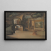 Eine Salle au Palazzo Borghese - J.Th. Hansen — gerahmtes Bild an der Wand