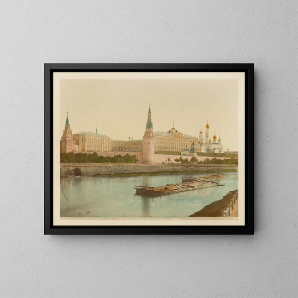 Vue du Kremlin - J Daziaro — gerahmtes Bild an der Wand