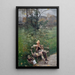 Ein Lehrling beim Malen - Jacek Malczewski — gerahmtes Bild an der Wand