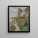 auf dem Hügel des Prämonstratenserklosters - Jacek Malczewski — gerahmtes Bild an der Wand