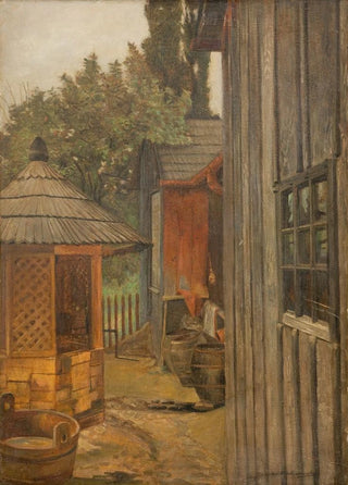 Jacek Malczewski - Courtyard.webp