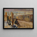 Flussufer der Weichsel - Jacek Malczewski — gerahmtes Bild an der Wand