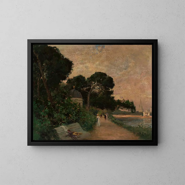 Landschaft - Jacek Malczewski — gerahmtes Bild an der Wand