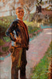 Landschaft mit dem Sohn des Künstlers auf einem Weg - Jacek Malczewski — Ansicht des Kunstwerks