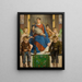 La Madone et les enfants - Jacek Malczewski — gerahmtes Bild an der Wand