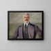 Portrait de J. Armowicz - Jacek Malczewski — gerahmtes Bild an der Wand