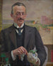 Portrait von Józef Sare, Vizebürgermeister von Krakau - Jacek Malczewski — Ansicht des Kunstwerks