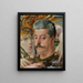 Portrait de Tadeusz Botnicki avec méduse - Jacek Malczewski — gerahmtes Bild an der Wand