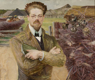 Jacek Malczewski - Portrait of Wadysaw Reymont.webp