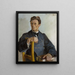 Portrait des Priesters Henryk Radomiski um 1870 nach 1925 - Jacek Malczewski — gerahmtes Bild an der Wand