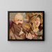 Selbstporträt mit meiner Frau - Jacek Malczewski — gerahmtes Bild an der Wand