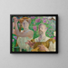 Selbstporträt mit Muse und Buddleja - Jacek Malczewski — gerahmtes Bild an der Wand