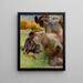Ein Hirte und eine Harpyie - Jacek Malczewski — gerahmtes Bild an der Wand
