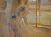 Skizze einer Frau am Fenster - Jacek Malczewski — Ansicht des Kunstwerks