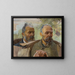 Zwei Köpfe alter Männer - Jacek Malczewski — gerahmtes Bild an der Wand