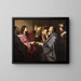L'Offrande à la monnaie - Jacob Adriaensz Backer — gerahmtes Bild an der Wand