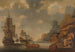 Eine französische Flotte in der Nähe einer felsigen Küste - Jacob Adriaensz Bellevois — Ansicht des Kunstwerks