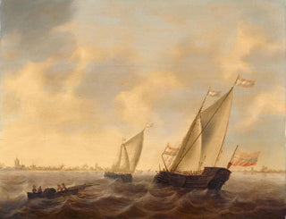 Jacob Adriaensz Bellevois - Ships and boats at sea.webp