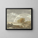 Abendstimmung im Herbst und Wasser - Jacob Cats — gerahmtes Bild an der Wand