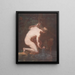 Narcisse - Jacob Christoph Le Blon — gerahmtes Bild an der Wand