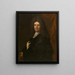 Gregorius Martens, Bürgermeister von Antwerpen und Dekan der Saint-Luc-Gilde - Jacob Denys — gerahmtes Bild an der Wand