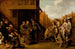 Straßenszene mit Messerschleifer und eleganten Paar - Jacob Duck — Ansicht des Kunstwerks
