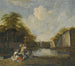 Flusslandschaft mit Fischern - Jacob Esselens — Ansicht des Kunstwerks